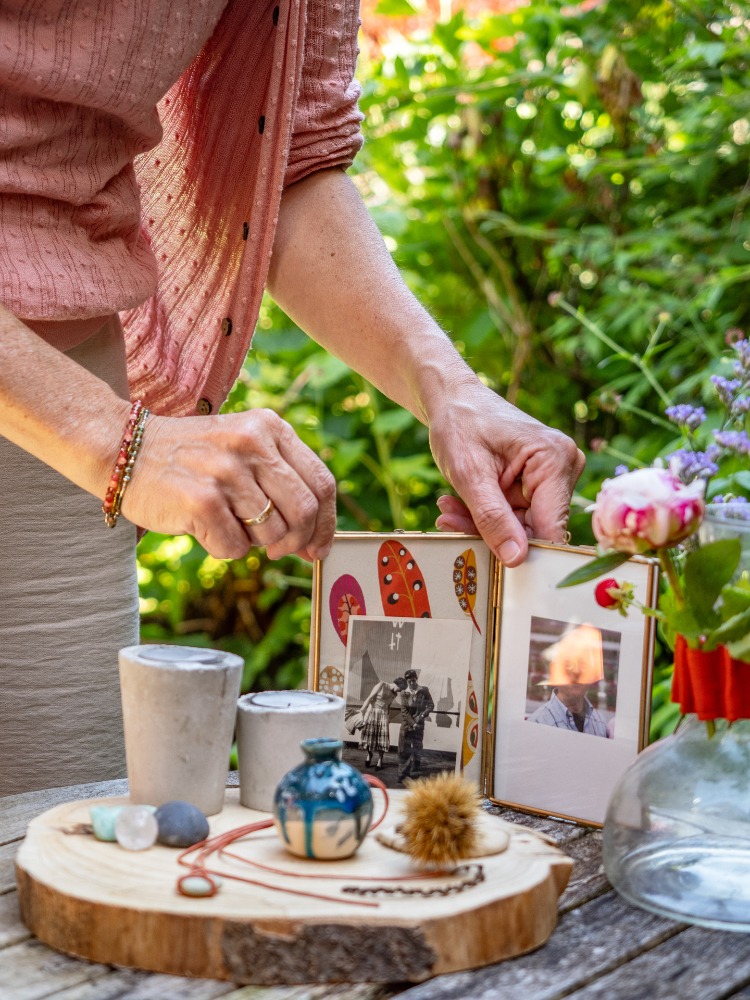 persoonlijke symbolen voor een ritueel